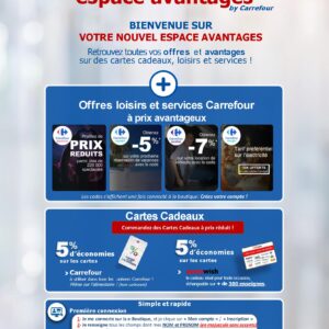 Carrefour Pro carte Cadeau multi enseignes -5%