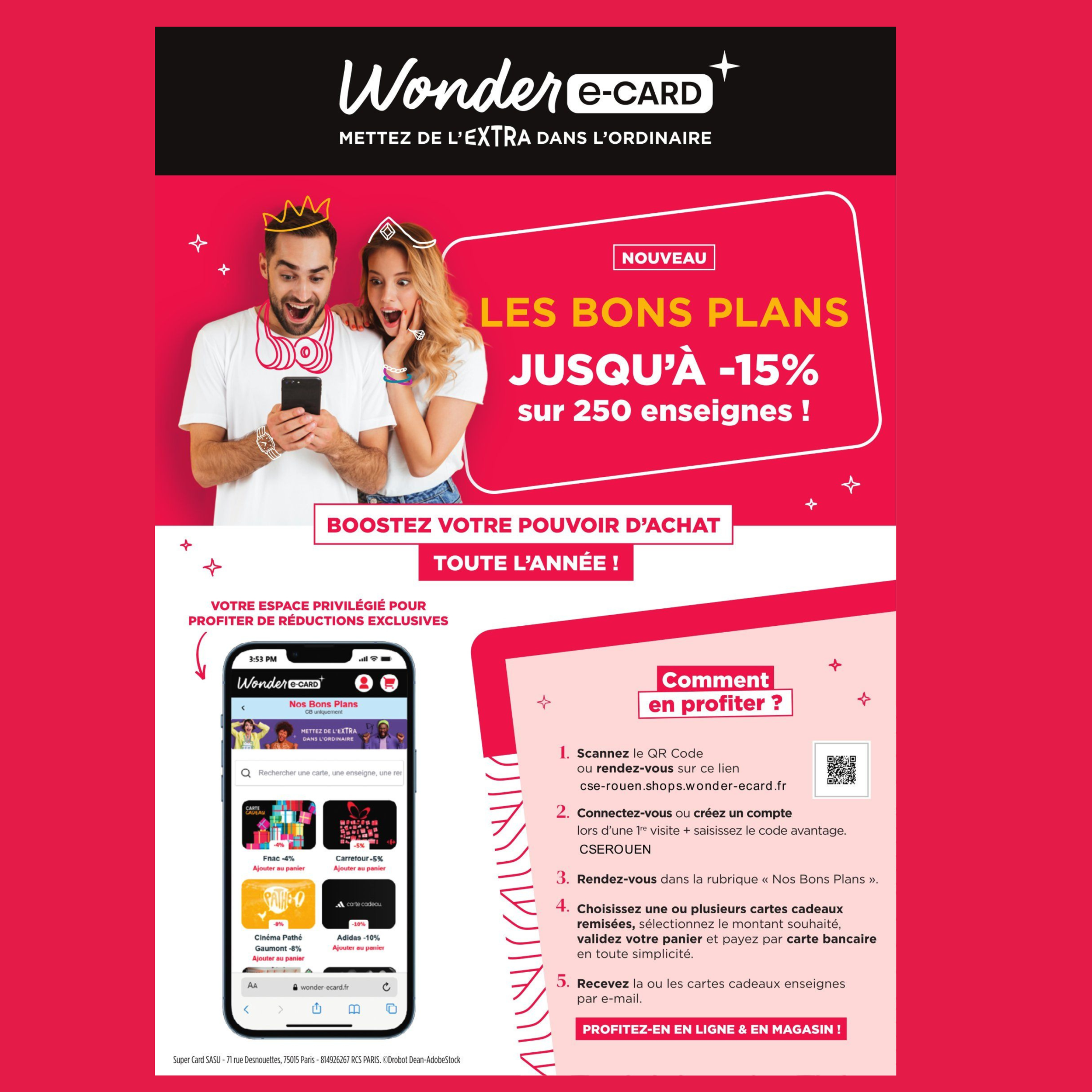 Boutique en ligne Wonder E Card – Image 2